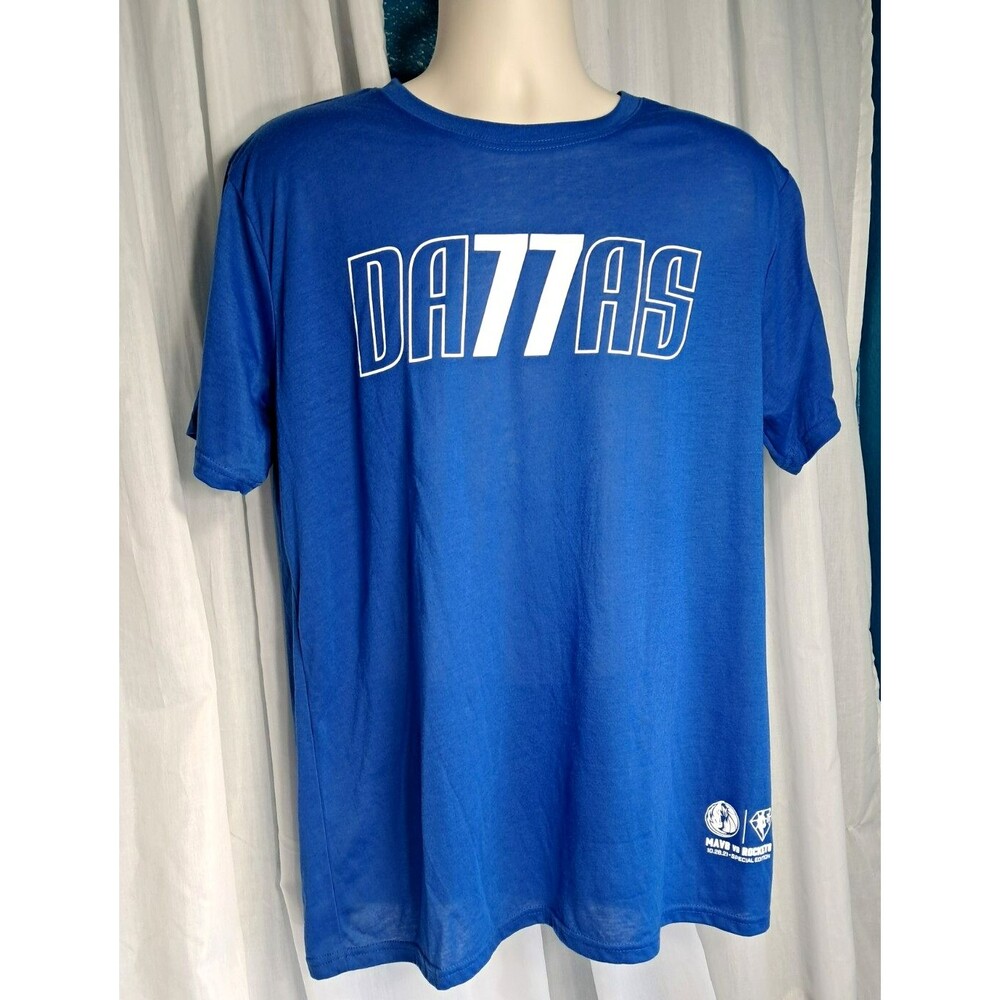 Luka Doncic #77 10.26.21 Mavericks vs Rockets Limited Edition Game Day Shirt XL